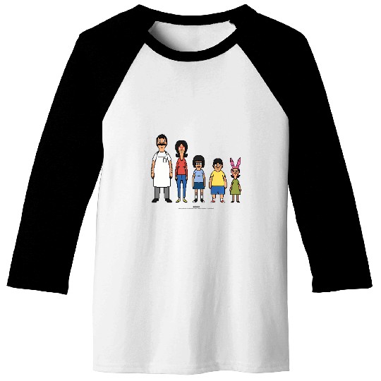 Bob'S Burgers 8 Bit Baseball Tees