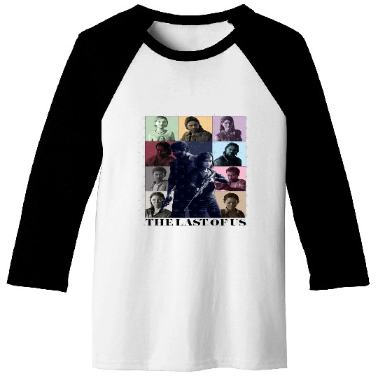 The Last of Us Eras Tour (writing) Baseball Tees