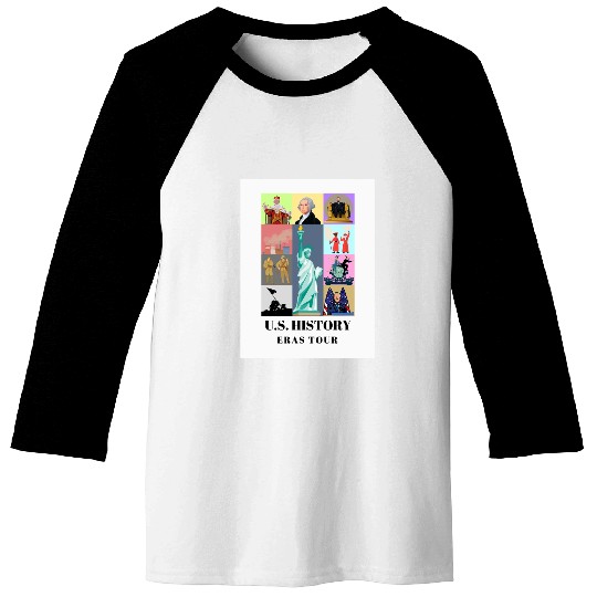 US History Eras Tour Baseball Tees