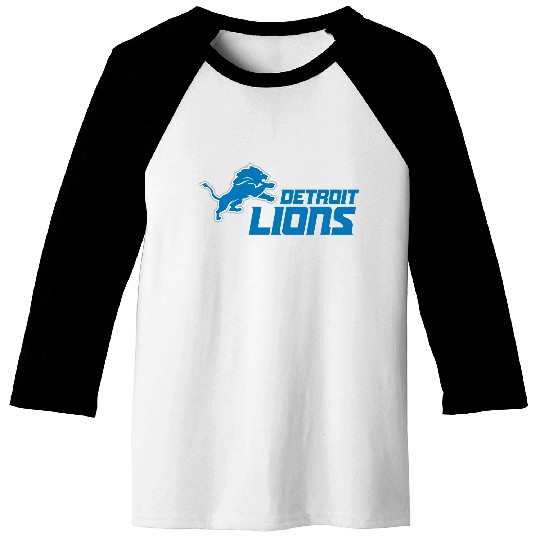 Detroit Lions Logo Baseball Tees