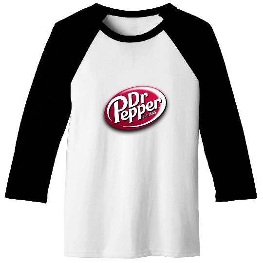 Dr Pepper Logo Baseball Tees