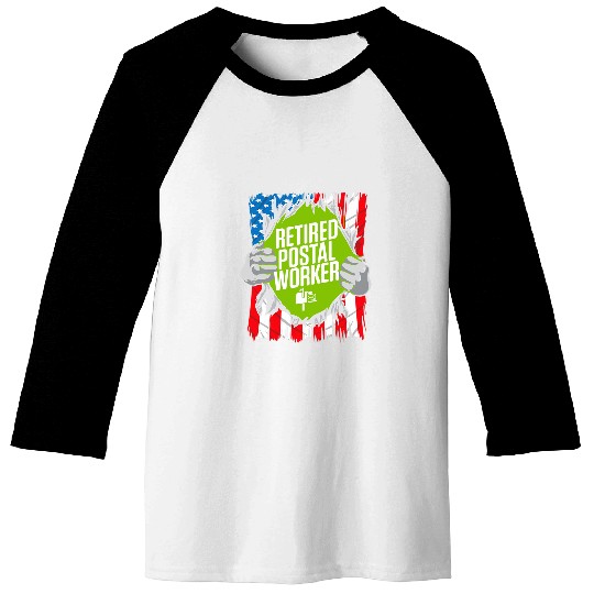 Retired Postal Worker Mailman Retirement 4 Baseball Tees