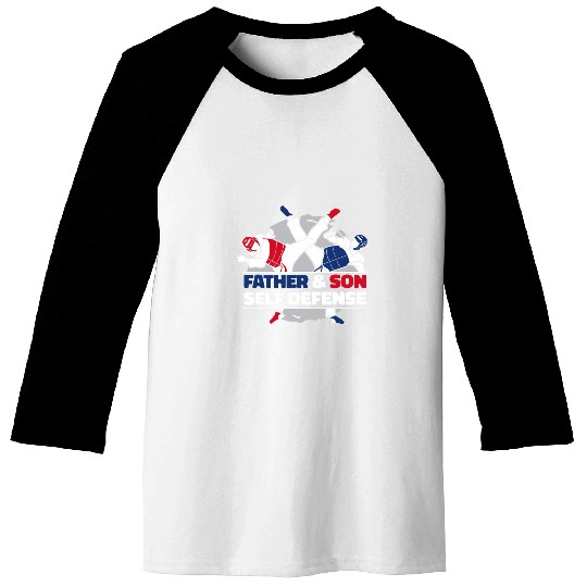 Taekwondo Father Son Fighter Martial Arts Taekwondo Dad 7 Baseball Tees