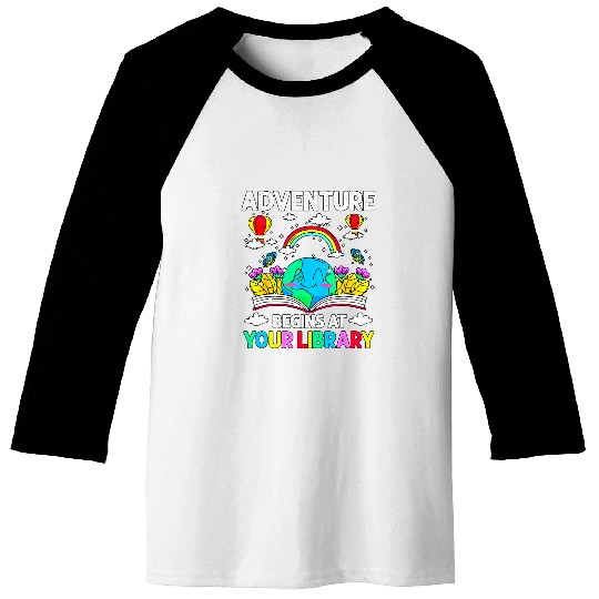 Adventure Begins At Your Library Summer Reading 2024 Earth Baseball Tees