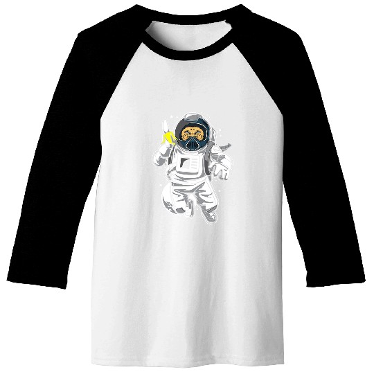 Astronauts Chimpazee astronaut with banana Baseball Tees