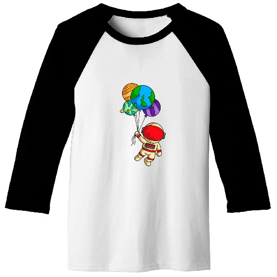 Astronauts Planets Astronomy Cosmology Outer Space Stars Baseball Tees