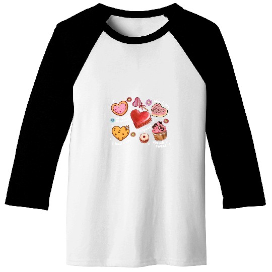 Hearts Candy Speech Language Pathologist SLP Valentines Day Baseball Tees