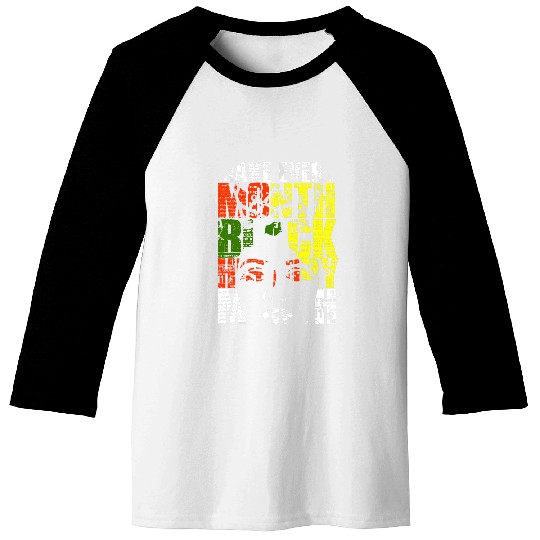 Blackity Black Make Every Month Black History Month Baseball Tees