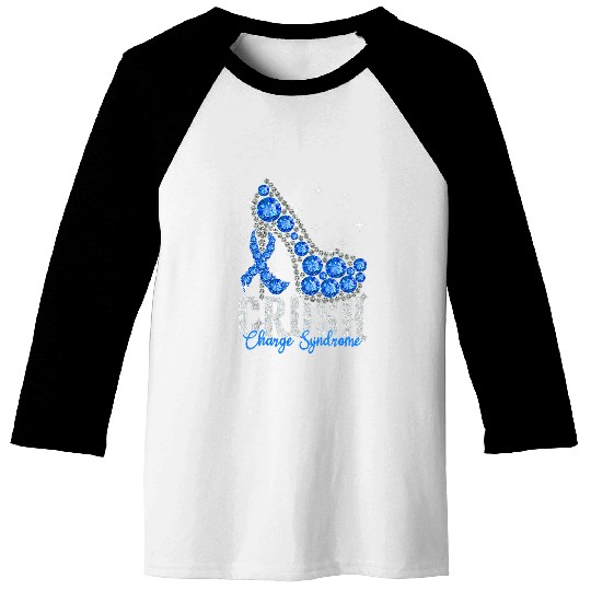 Charge Syndromes Warrior Crush Charge Syndromes Twinkle Ribbon Support Baseball Tees