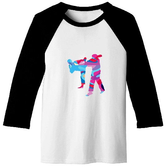 Krav Maga Krav Maga Colorful Graphic Baseball Tees