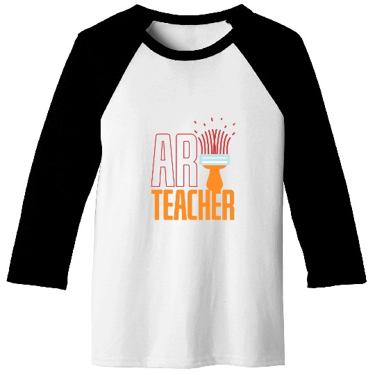 Art Teacher vintages Artwork School Teachers Baseball Tees