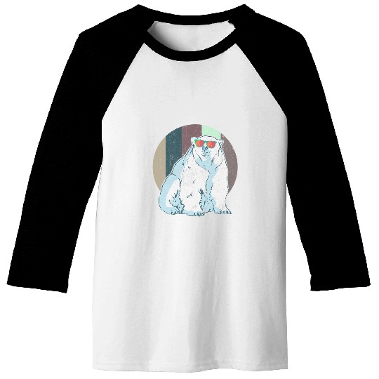 Funny Bear Cool Polar Bear Nicebear Polar Bear Day Polar Cute Bears Baseball Tees