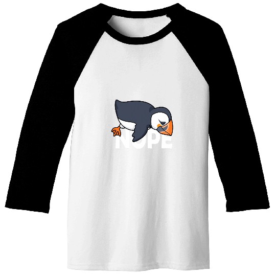 Atlantic Puffin Men Puffin Bird Puffin Gift Nope Baseball Tees