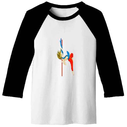 Female Kung Fu Fighter Baseball Tees
