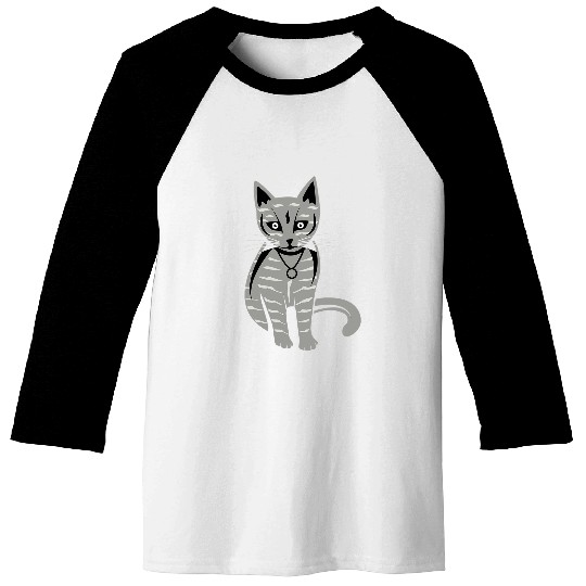 Cat Pet Art Unisex Baseball Tees