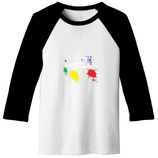 Back to School Art Class Baseball Tees
