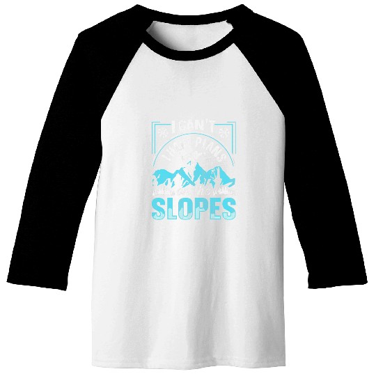 Skiing Ski Snow Boarding Snowboard Design for a Snowboarder 1 Baseball Tees