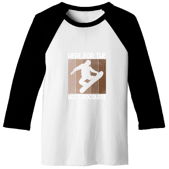Skiing Ski Snowboarding For A Snowboarder 5 Baseball Tees