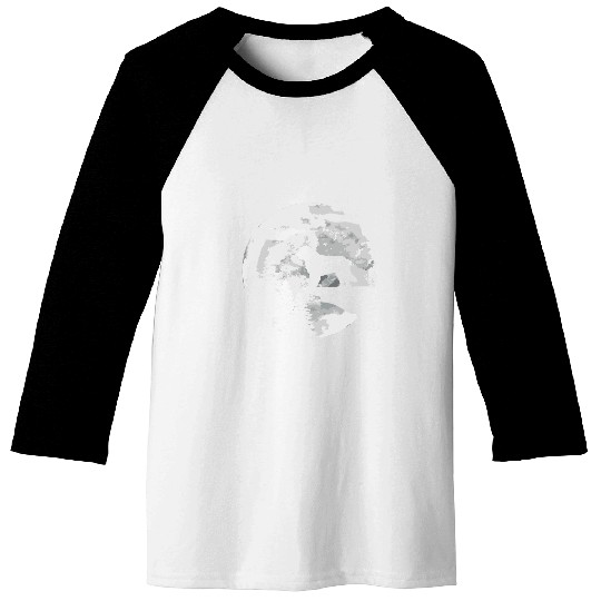 St Bernard Dog Full Moon At Night Pet Owner St Bernard Baseball Tees
