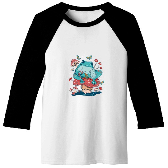 Kawaii Cottagecore design Baseball Tees