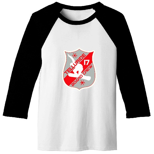 Skiing Ski Telluride Colorado Board Crew Snowboarding Baseball Tees