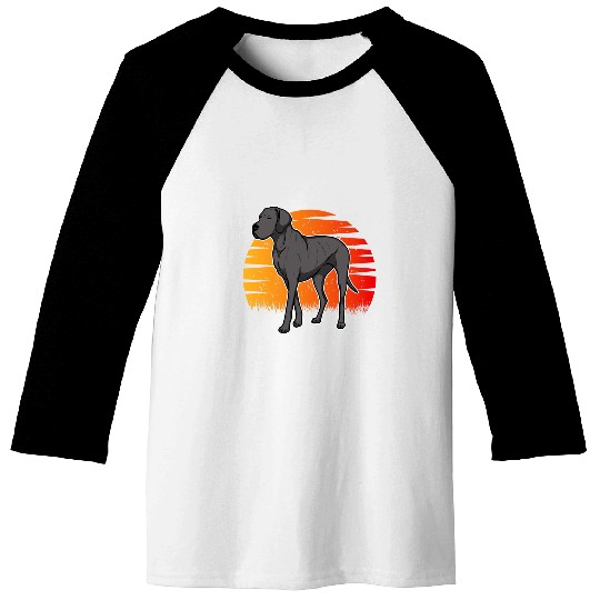 German Mastiff Great Dane Sunset 29 2 3 Baseball Tees