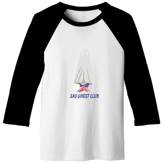 Sad ghosts Club Halloween Costume 339 Baseball Tees