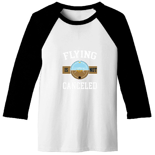 Funny Retro vintages Airplane Aviation Pilot Baseball Tees