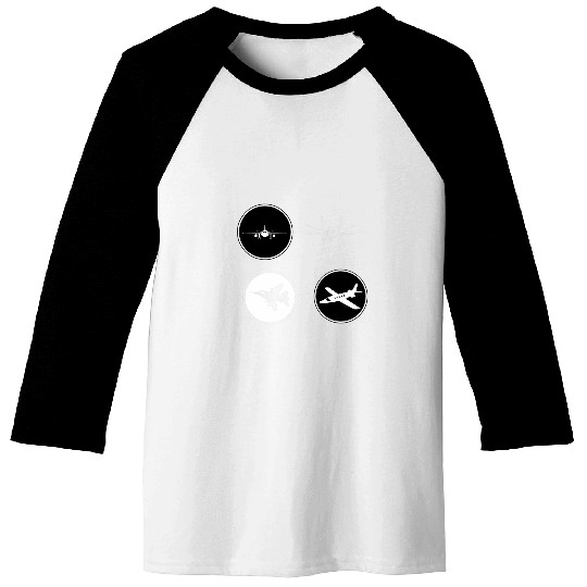 Funny Retro vintages Airplane Aviation Pilot Gift 2 Baseball Tees