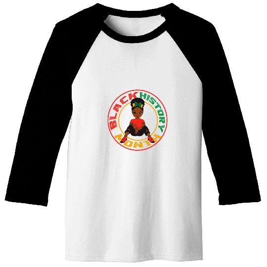 Black History Month BHM Melanin Queen Afrocentric Baseball Tees