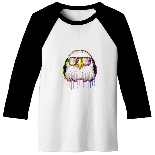 Music Bald Eagle Dj With Headphones Musical Lovers 414 Baseball Tees