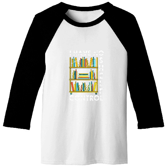 Reading Book Funny Librarian Bookshelf Bookworm Library Nerd Gift Reader Baseball Tees