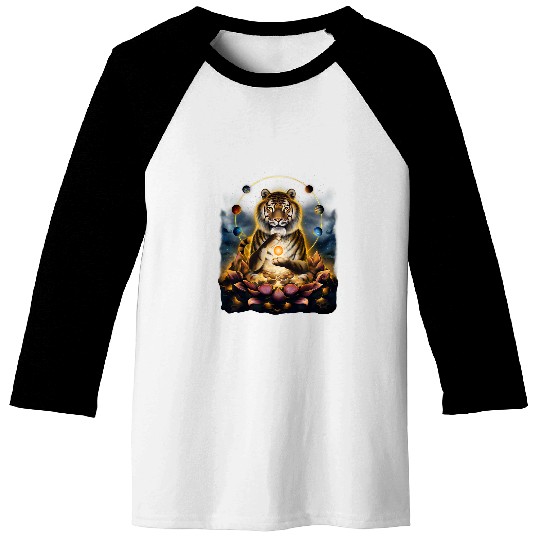 Tiger Gift Reached Spiritual Enlightenment and Universe Baseball Tees