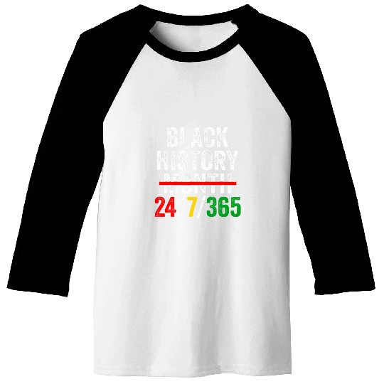 Black History Month Apparel African Pride Afrocentric Baseball Tees