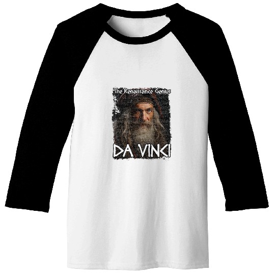 Polymath Leonardo Da Vinci Painter Baseball Tees