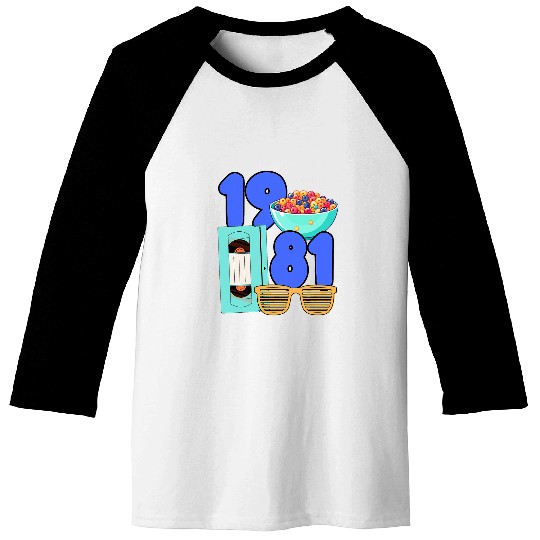 Grad Class 1981 Cinema Student 80s Movie Film School Reunion Baseball Tees
