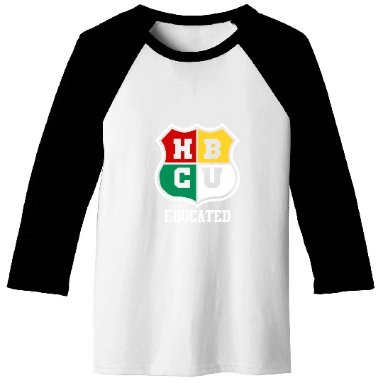 HBCU Educated Historical Black College Alumni Baseball Tees