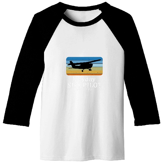 Sim Pilot Flight Simulator Airplane FlightSim Pilots Baseball Tees