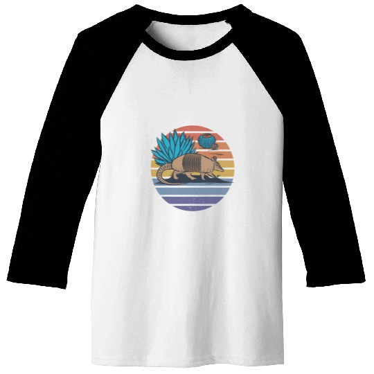 Armadillo Desert Agave Cactus Cacti Redrock Vacay Cute Baseball Tees