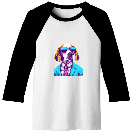 Beagle Dog vintages Style 6 Baseball Tees