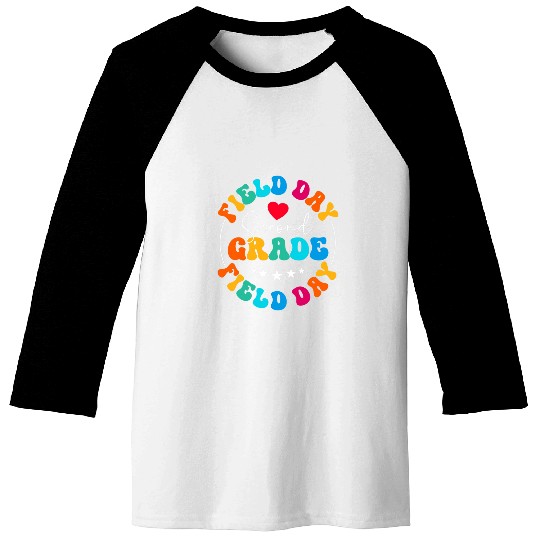 Second Grade Field Day Squad Teacher PE Field Trip Baseball Tees