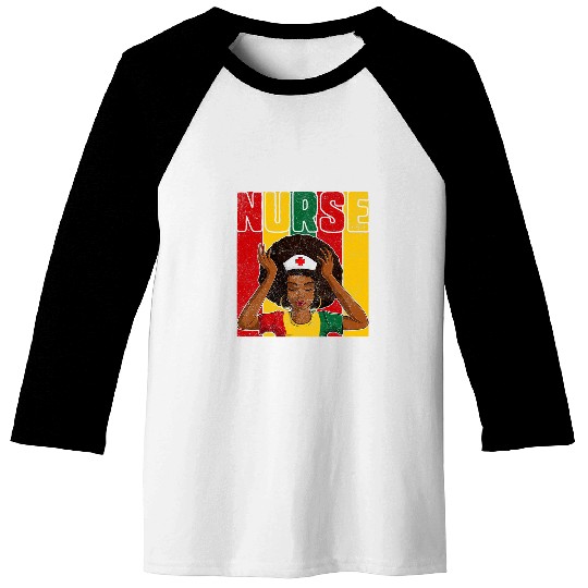 Black History Months Women Girls Juneteenth nurses Baseball Tees