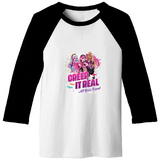 Monster High STUDENT Creep It Real All Year Round Baseball Tees