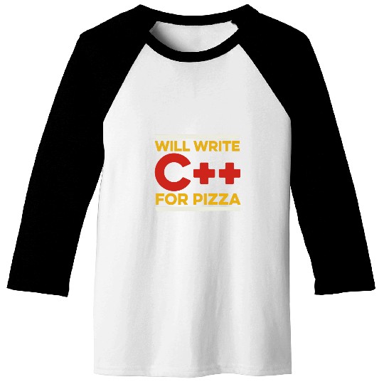 Funny Coder Programming Software Coding Pizza Programmer Baseball Tees