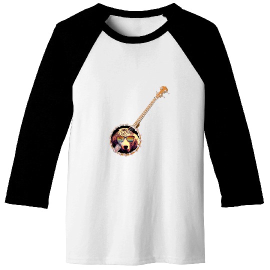 Funny Banjo Bluegrass Bluebird Mandolin Kentucky Baseball Tees