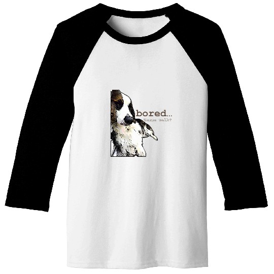 Corgi Pet Bored... wanna walk Corgi version Baseball Tees