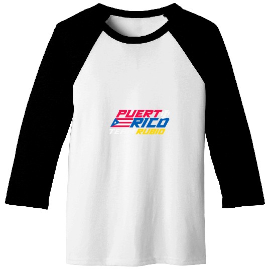 Sport Baseball Puerto Rico Team Rubio Baseball Flag Baseball Tees
