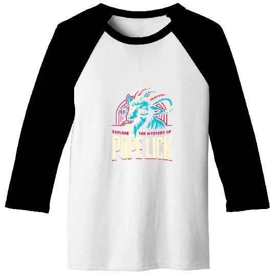 Pope Lick Monster Legendary Creature Cryptozoology Cryptid 8 Baseball Tees
