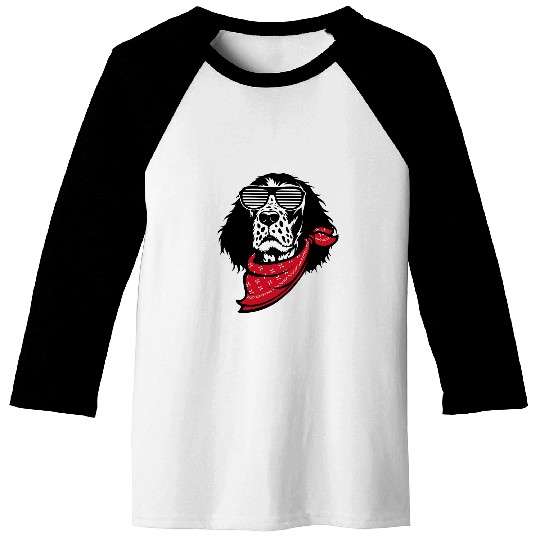 English Springer Spaniel Pet Face Shutter Glasses Baseball Tees