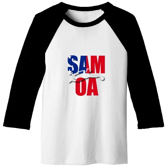 Sport Rugby Samoa Rugby Baseball Tees